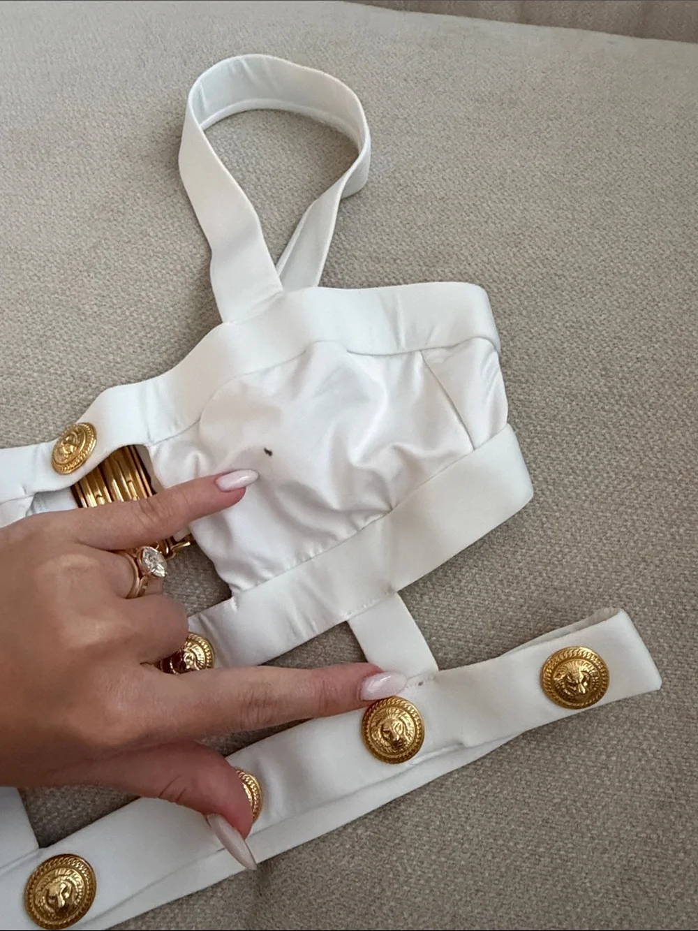 Monica Hansen Rich and Fab Cutout Bikini Top - Picture 5 of 7